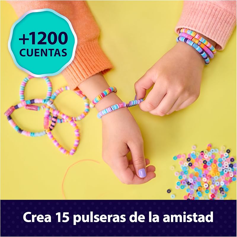 Kit Estudio Creativo para Hacer Pulseras Heishi +1200 Cuentas — foto 3 de 8