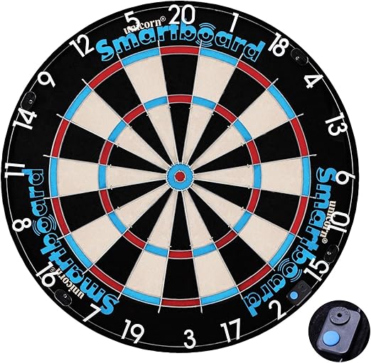 Unicorn Jeu De Flechettes Smart Board Bristle Avec Flechettes Amazon Fr Sports Et Loisirs