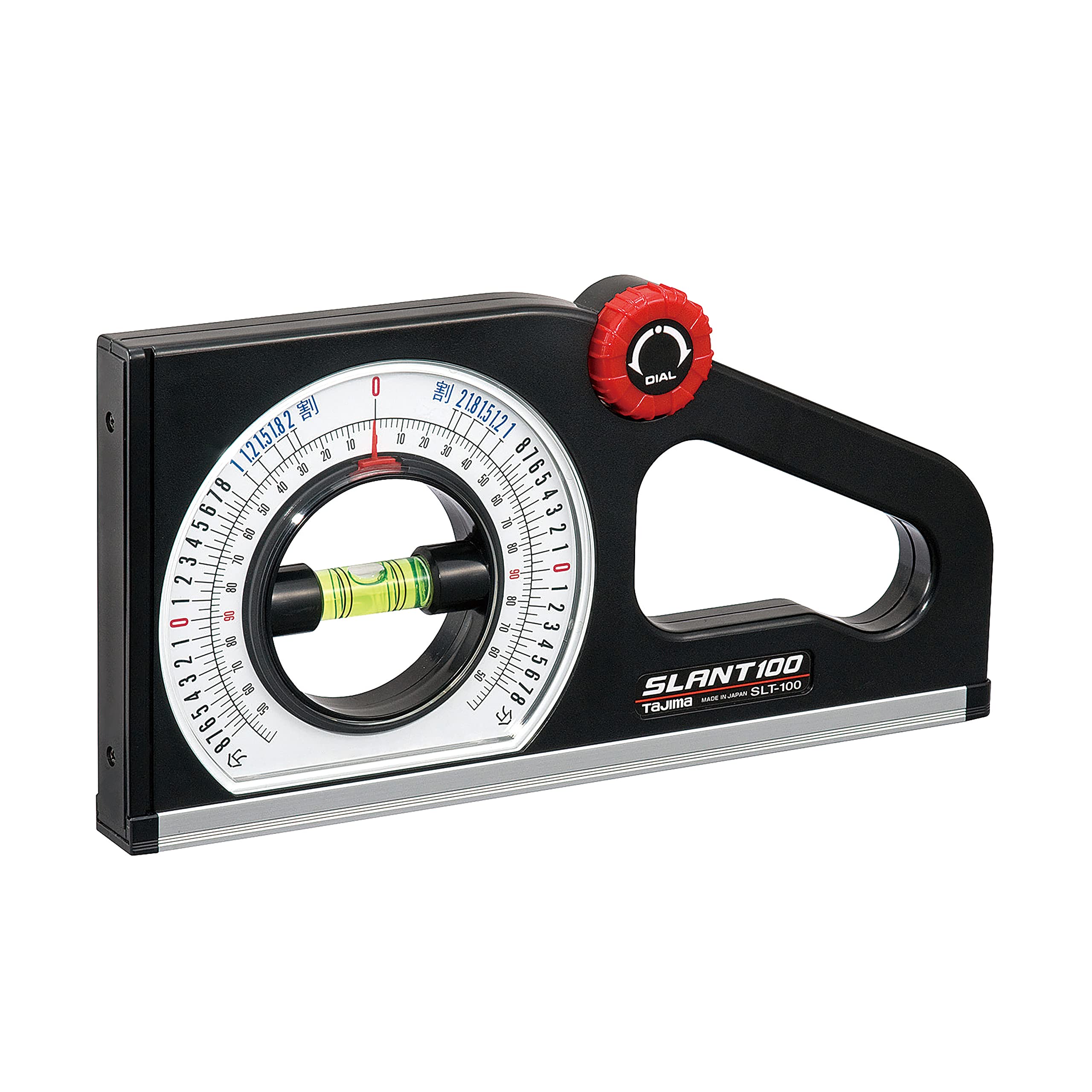 Tajima SLT100MY "Slant 100" Angle Meter, Black/White
