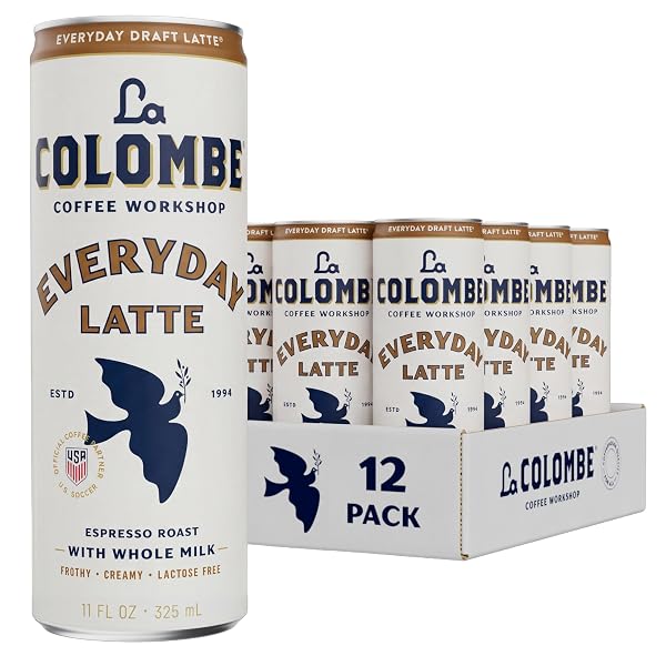 LA COLOMBE COFFEE, DOUBLE DRAFT LATTE, 11 FL...