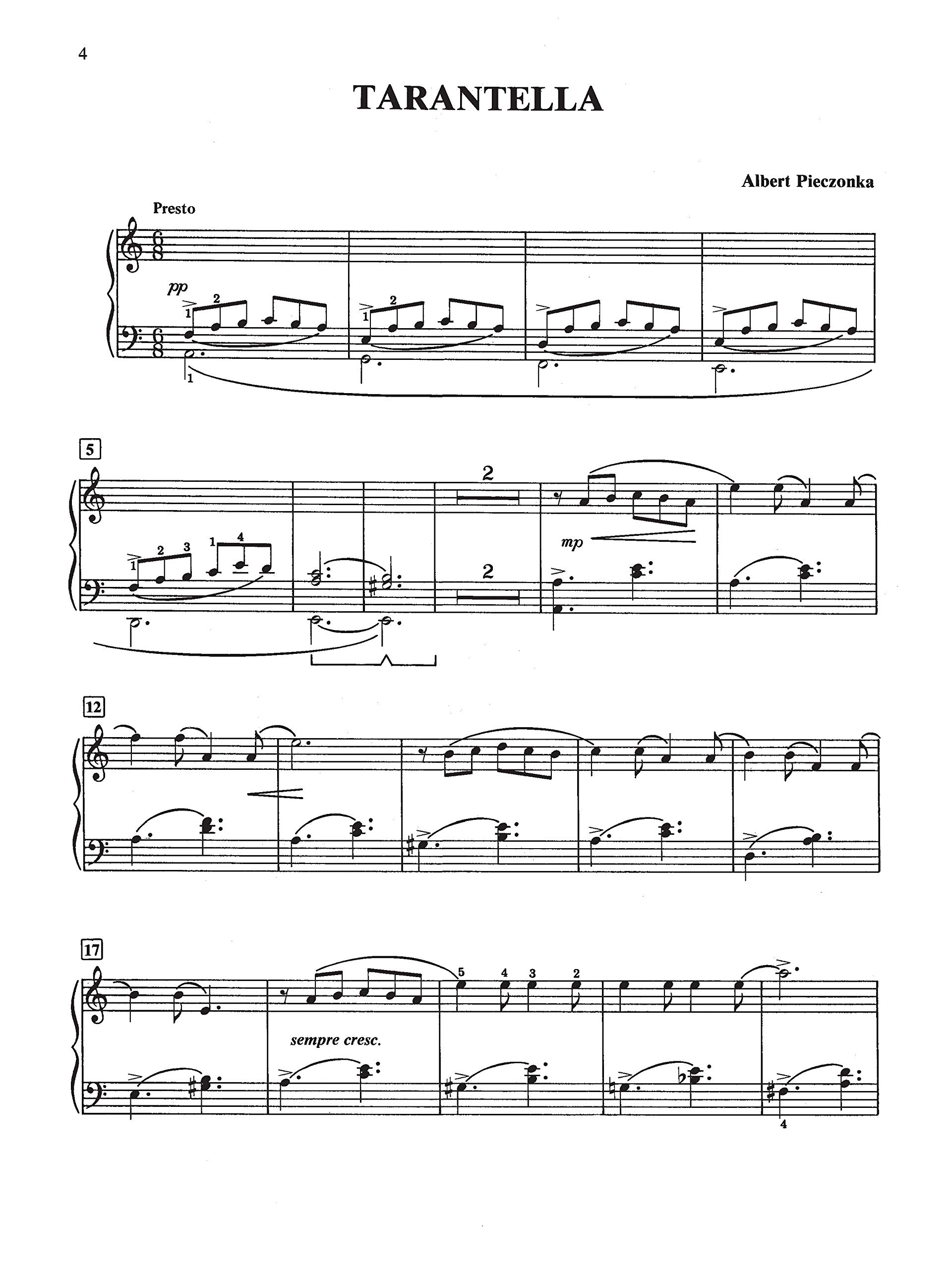 Tarantella Alfred Masterwork Edition Pieczonka Albert Olson Lynn Freeman Amazon Com Books Tarantella Alfred Masterwork Edition Pieczonka Albert Olson Lynn Freeman Amazon Com Books