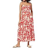 The Drop Women's Tavia Tie-Front Tiered Maxi Dress