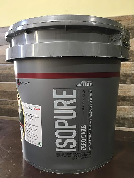 Nature S Best Isopure Zero Carb 100 Whey Protein Isolate Powder 7 5 Lbs 3 4 Kg Sabor Fresa Amazon In Health Personal Care