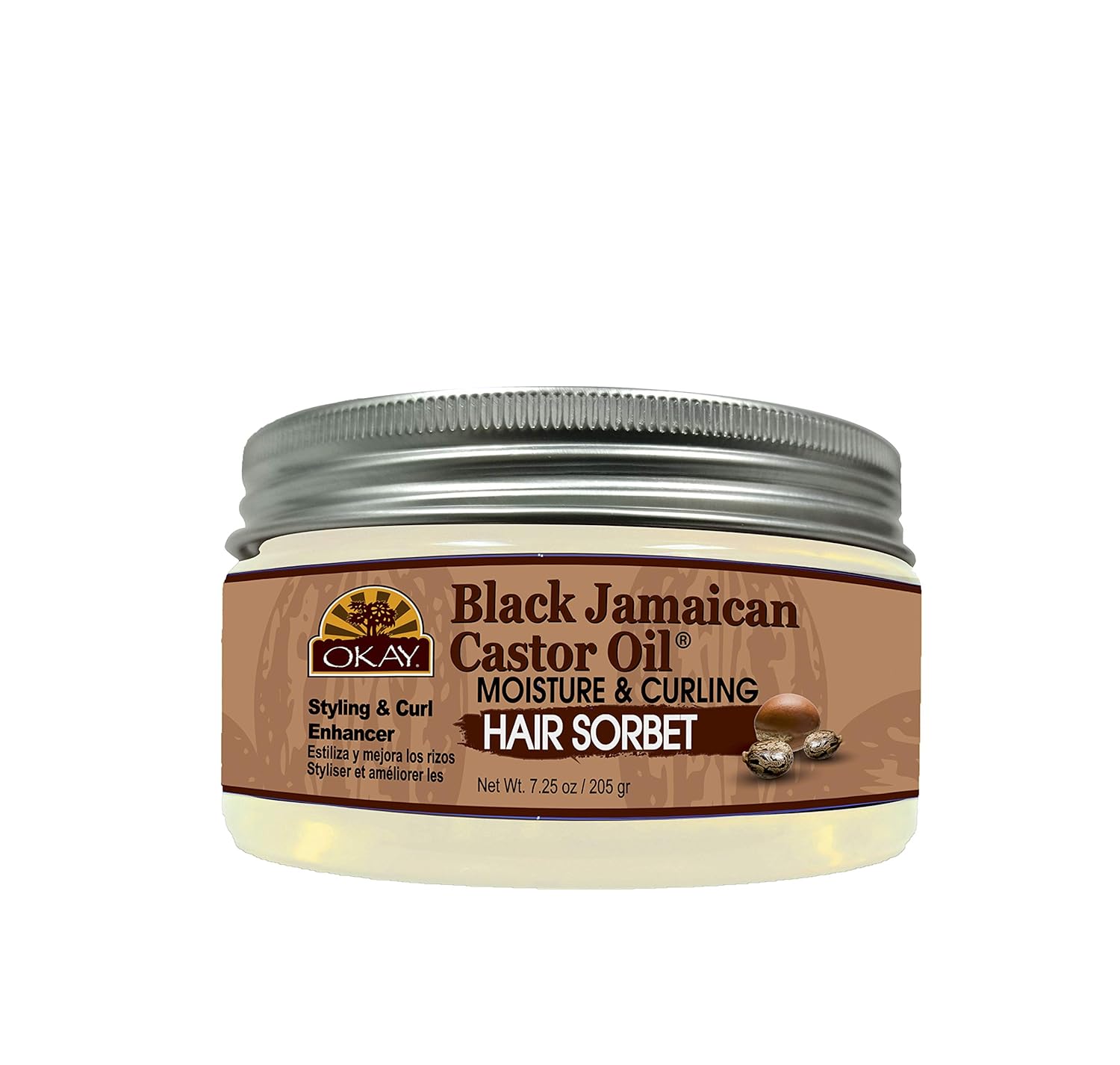 Buy Okay Black Jamaican Castor Oil Moisture Curling Hair Sorbet