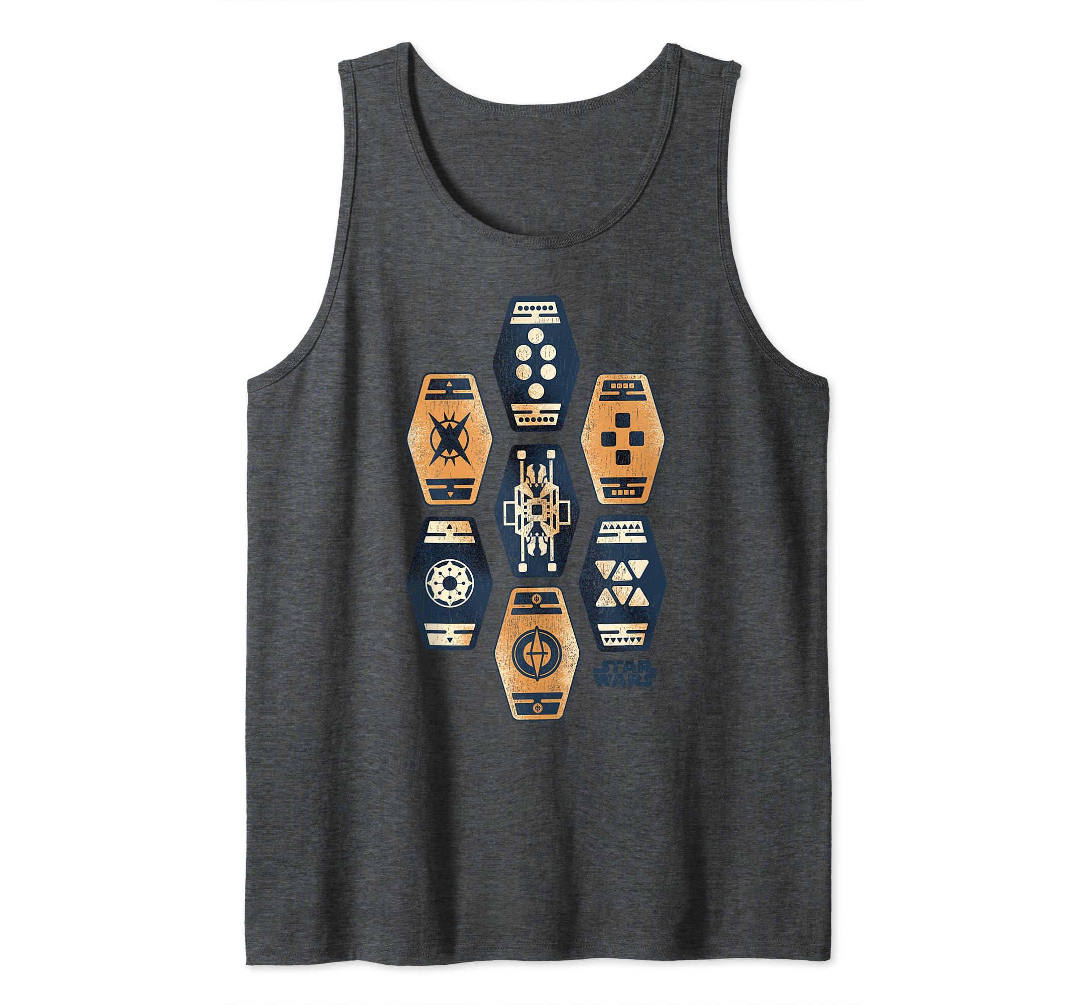 Star Wars Han Solo Movie Sabacc Game Vintage Tank Top