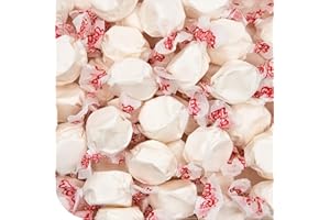 CRAZYOUTLET Salt Water Taffy Candy - 1 Pound Bag - Chewy Vanilla Candy - Old Fashioned Vanilla Taffy Individually Wrapped - Soft and Creamy Treat for Buffets, Party Favors, Office Bowls