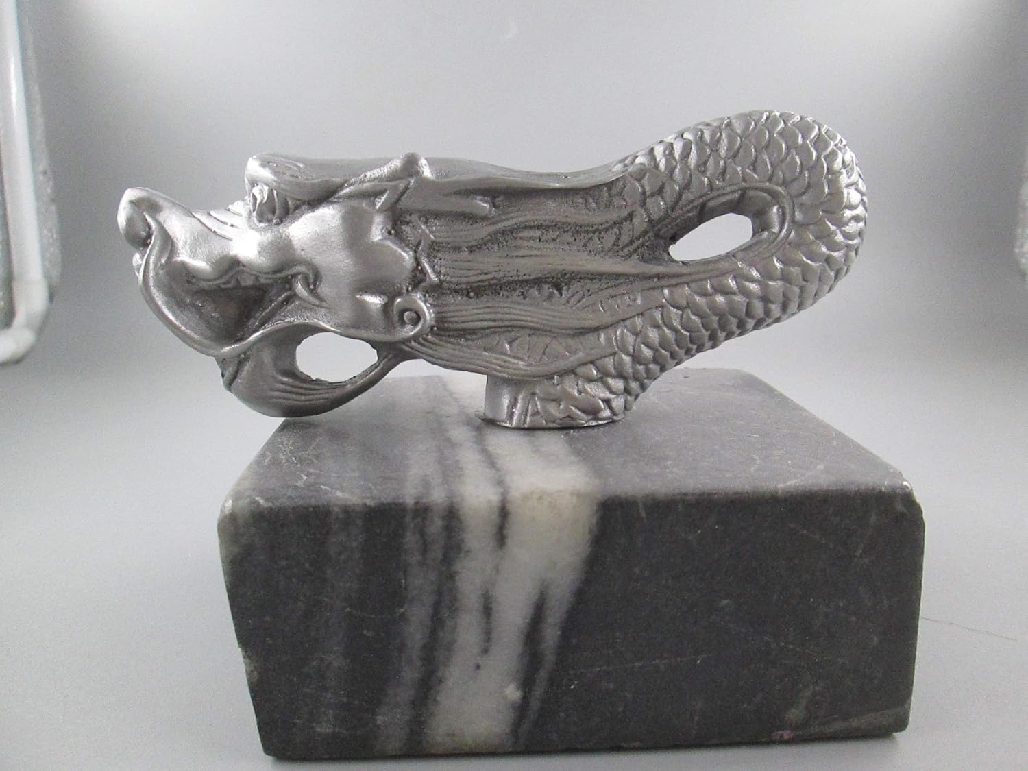Chinese Flying Dragon Asian Car Hood Ornament Handmade