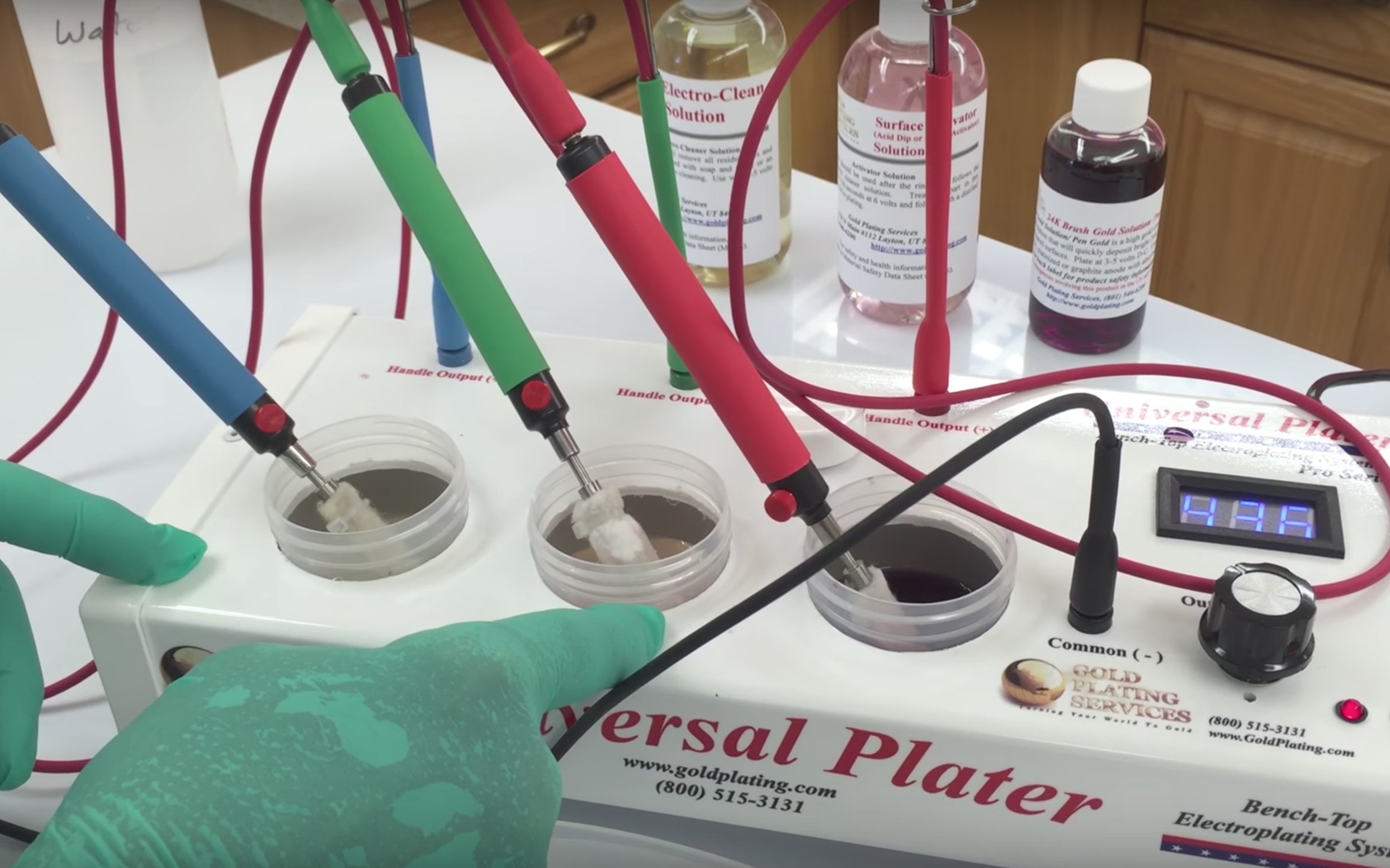 Universal Plater Brush Plating System for Gold, Silver, Rose Gold