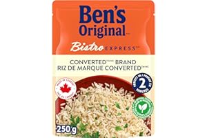 BEN'S ORIGINAL BISTRO EXPRESS CONVERTED Long Grain Parboiled White Rice, 250g Pouch