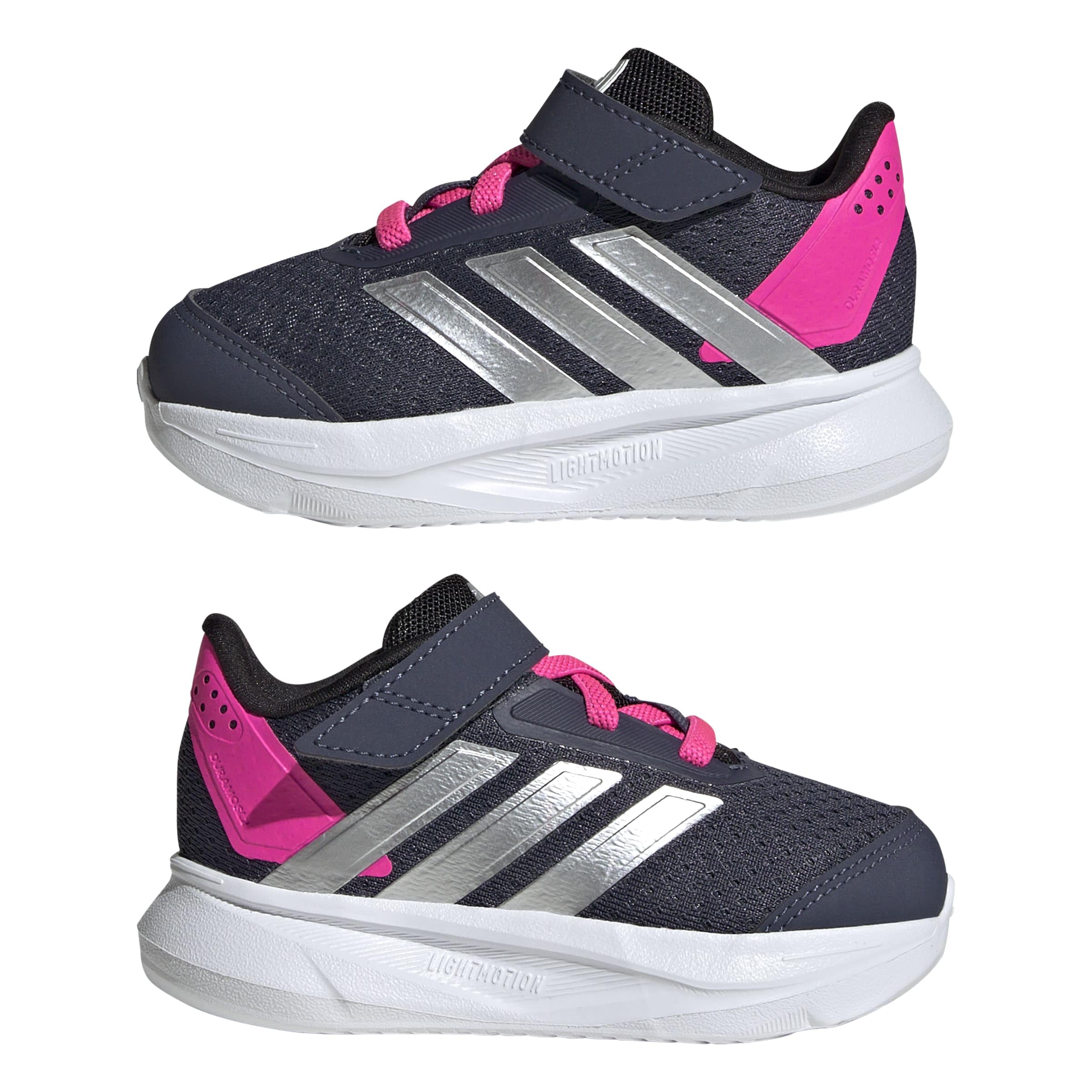 adidas Unisex Baby Duramo SL2 Shoes Infants, Shadow Navy/Silver met./Lucid pink, 19 EU 8
