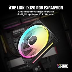 CORSAIR iCUE Link LX120 RGB 120mm PWM Fan Single