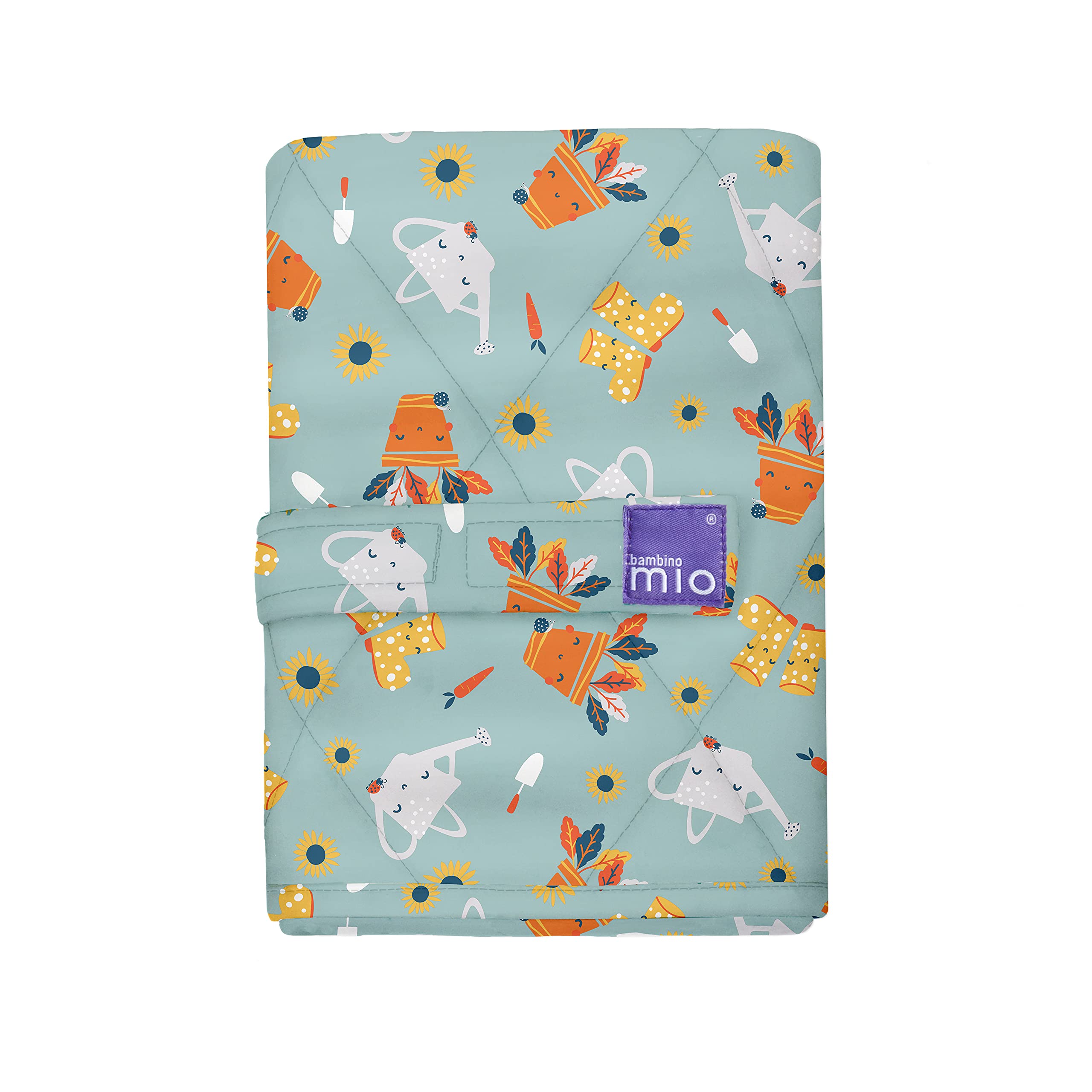 Bambino Mio, On the Move Changing Mat - Lightweight, Foldable and Portable Nappy Changing Mat, Get Growing