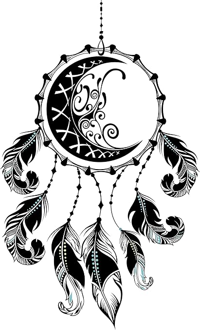 Amazon Com Divine Designs Pretty Moon And Swirls Dream Catcher