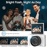 SOPPY 5K Digital Camera WiFi 75MP Vlogging 18X Zoom 3" Flip Screen Kids Beginner view 6