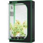 VIVOSUN S326 3x2 Grow Tent 36"x20"x63" Sturdy Indoor Growing Tents | High Reflective Mylar with Observation Window and Floor Tray for Hydroponics Indoor Plant