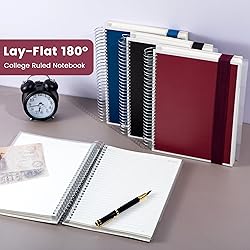 Yoment 5 Subject Notebook College Ruled with 5