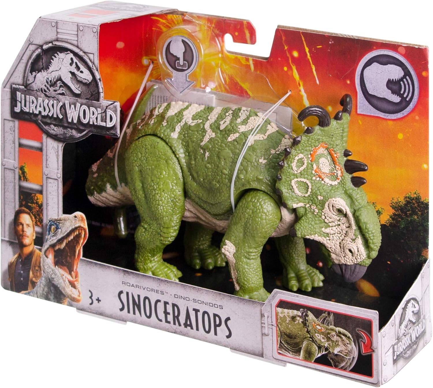 sinoceratops jurassic world juguete
