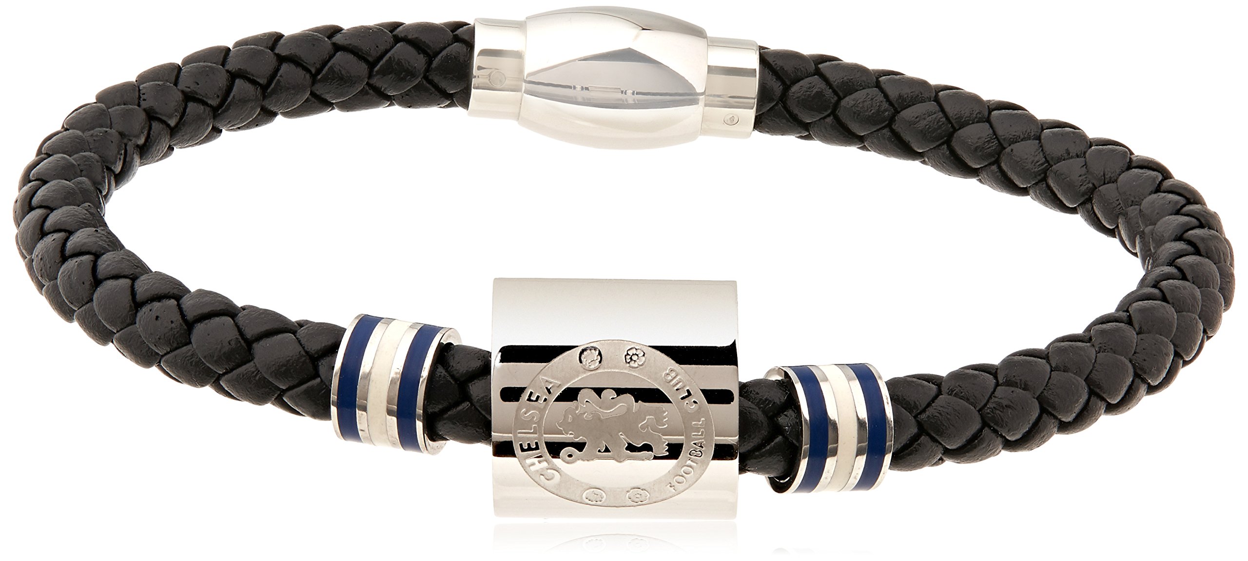 Chelsea F.C. Colour Ring Leather Bracelet