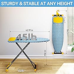 KINGBOARD Ironing Board, Compact Iron Board with