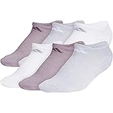adidas womens Athletic Cushioned 6-pack No Show, Socks - No Show Socks for Secure Fit, Cushioned Comfort, Low Profile