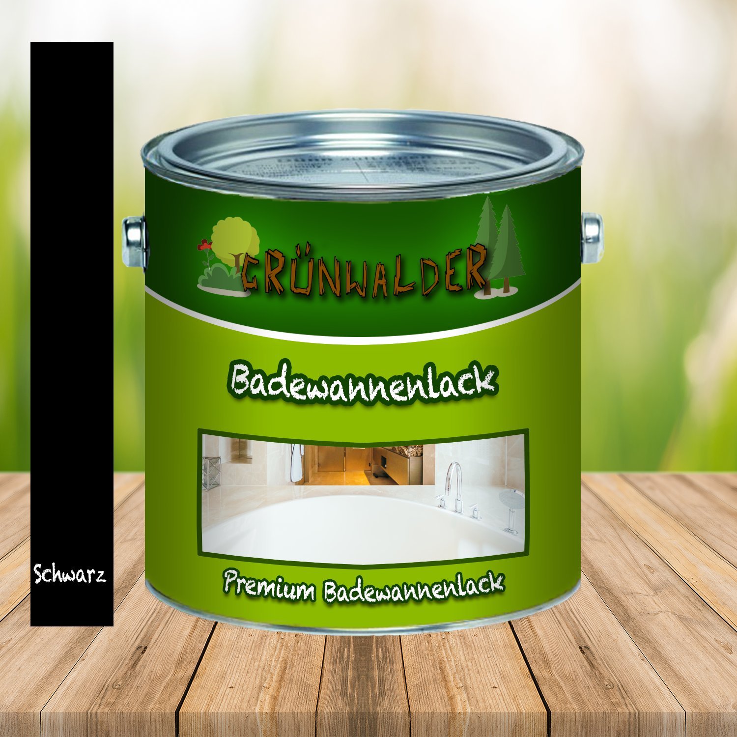 Grü nwalder Badewannenlack Badezimmerfarbe Badewannenbeschichtung 2K