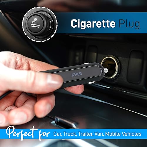 Pyle USB Car Electric Cigarette Lighter - Windproof Flameless Electronic  Cigar Smoking Lighter w/Plasma Arc Heat, Rechargeable Battery, USB Charge  Port, Charges Via Car Cigarette Lighter Plug in Dubai