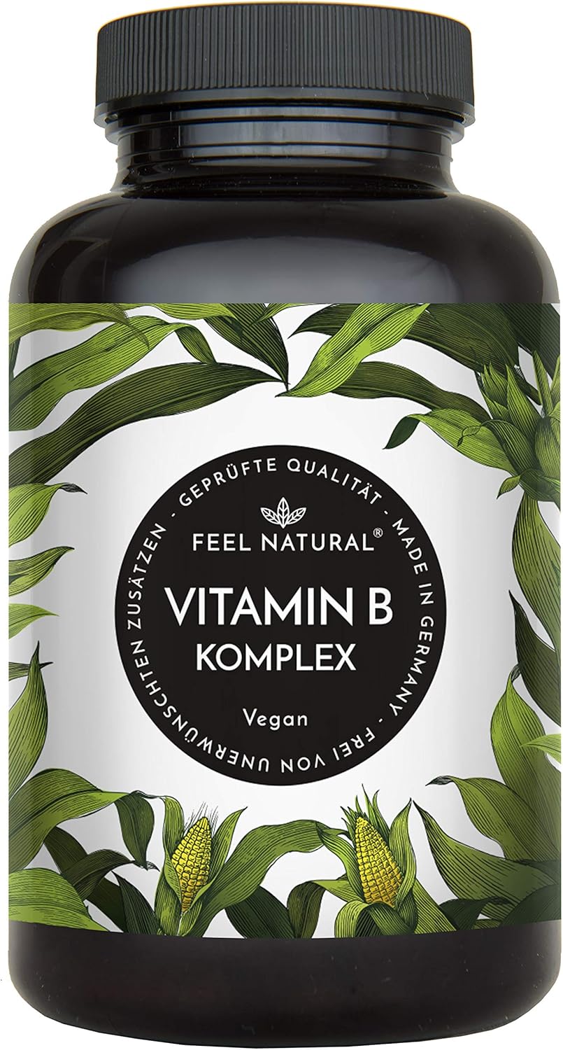 Vitamin B Komplex Kapseln Mit 500 µg Vitamin B12 pro Tagesdosis