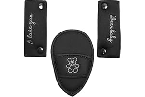 Easicozi Shoulder Crotch Pad Set Compatible with Infant Seat Stroller High Chair, Harness & Strap Comfort Cushion (Small Size)