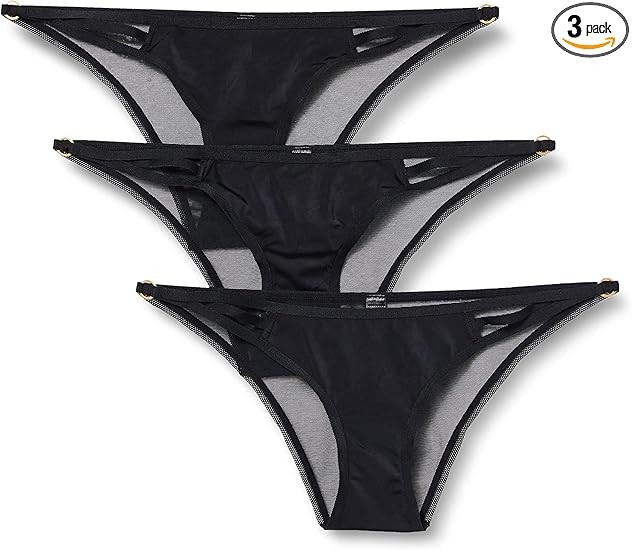 Amazon Co Jp Amazonブランド アイリス リリー レディース マイクロファイバー ブラジリアンニッカーズ 3枚パック 服 ファッション小物