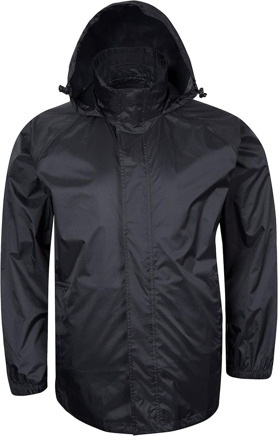 Parallel Mens Waterproof Packable Jacket with Foldaway Hood