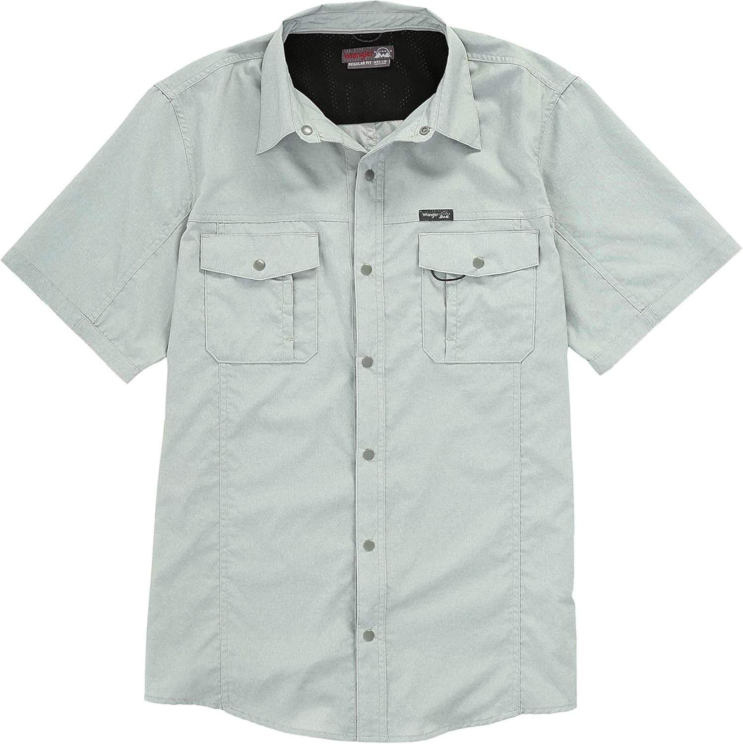 ATG by Wrangler Men's Short Sleeve Flap Pocket Hike Shirt at  Men’s Clothing store