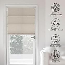 BERISSA Roman Shades for Interior Windows, Room
