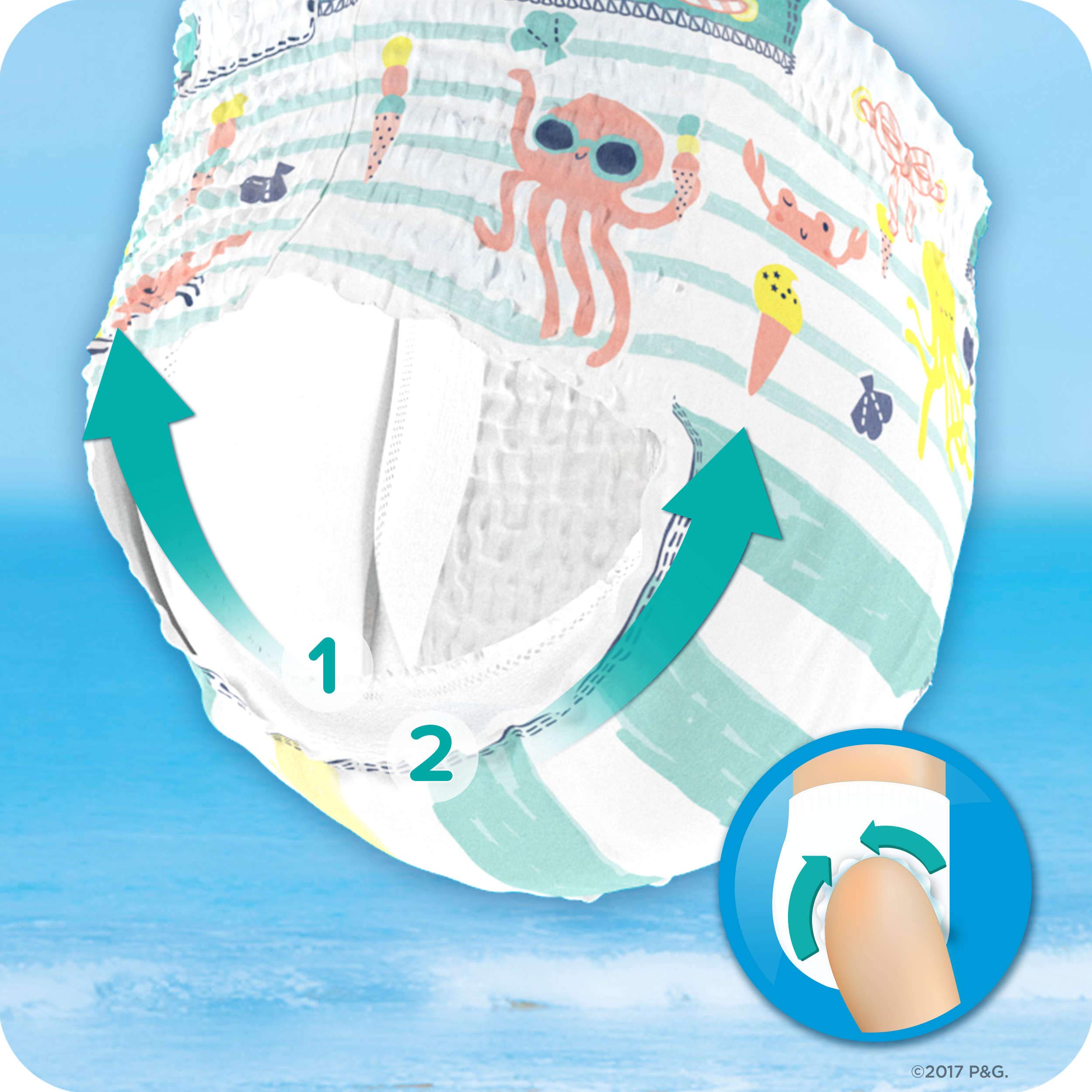 Pampers Splashers Size 4-5 9-15 kg Disposable Swim Diapers for Optimal Protection in Water, 11 Pieces