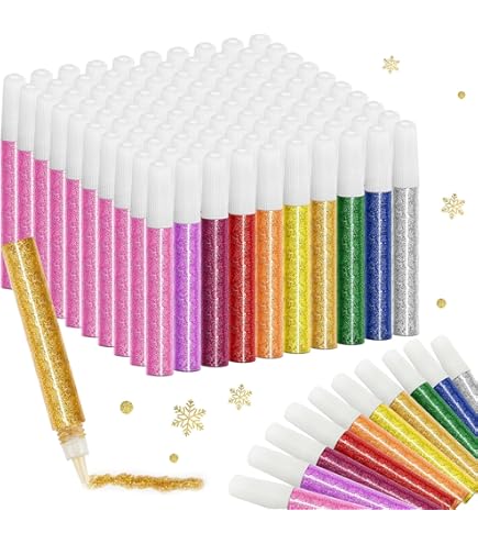 Buy Crayola 16 Washable Glitter Glues (pkt/16pcs) Online @ AED31.36