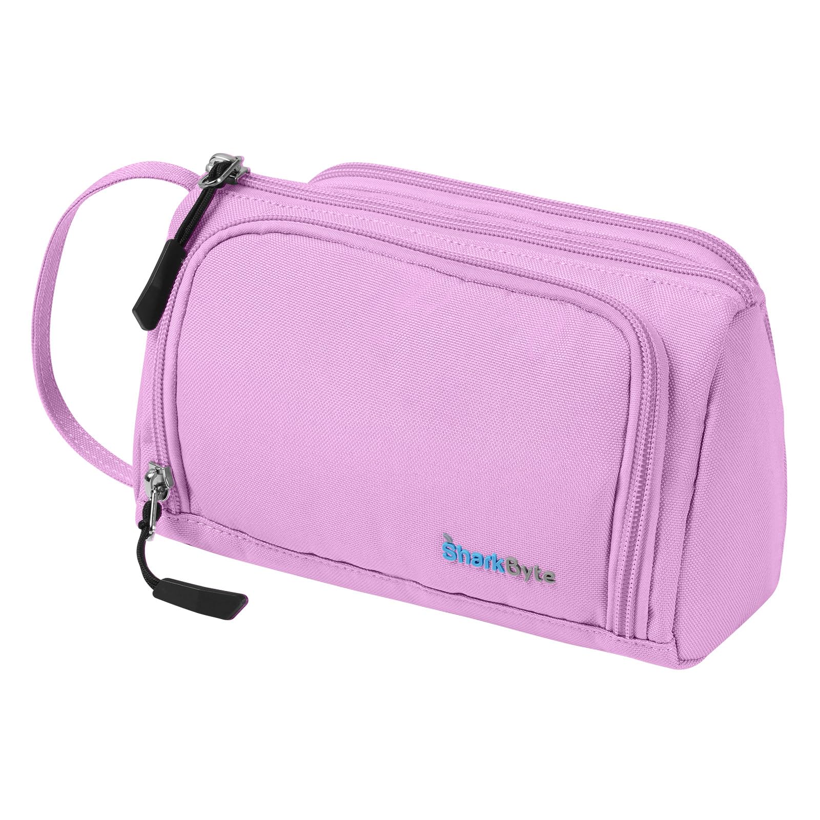 SharkByte Large Pencil Case for Girls Boys, Big Capacity Pencil Cases Bag, Recycled Fabric Pen Pouch Holder Stationery Organizer School College Office Handle Organizer for Student Teens Girls Adults — image 1