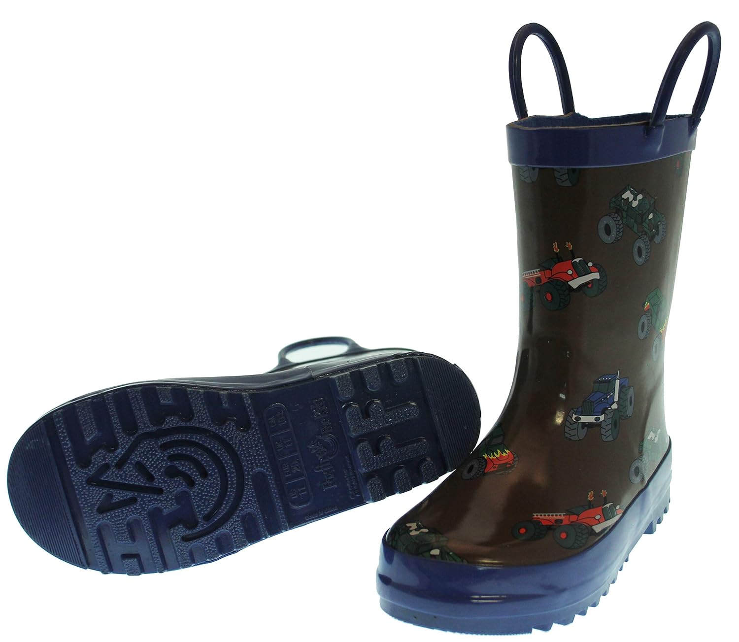 Foxfire for Kids Boys Rubber Rain Boots Toddler Children Blue