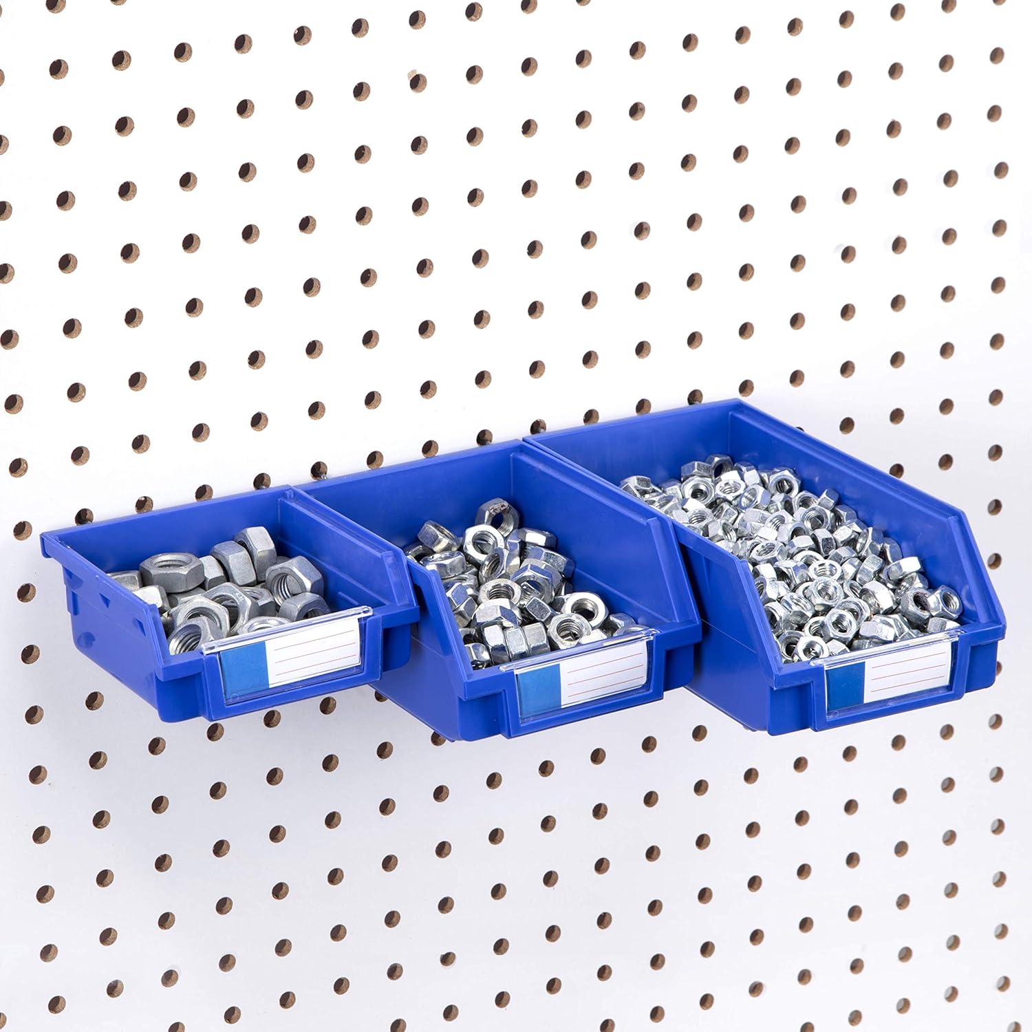 Pegboard Bins Set of 12 Hooks to Any Peg Board Organize Hardware