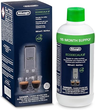De’Longhi EcoDecalk Descaler 500ml Pack of 5 for Coffee Machines DLSC500