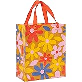 Blue Q Handy Tote - Reusable lunch sack, gift bag, sturdy, easy-to-clean, 95% recycled, 10" x 8.5" x 4.5".