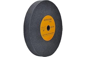GYTYCATAH Deburring Wheel, Nylon Fiber Polishing Wheels, Abrasive Silicon Carbide Bench Buffing Grinder Wheel, Dia 8" x 1" Thickness x 5/8" Arbor, 180 Grit, 9P