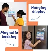 Amagenius Visual Timetable Magnetic Chart for Kids Daily Routine Daily view 5