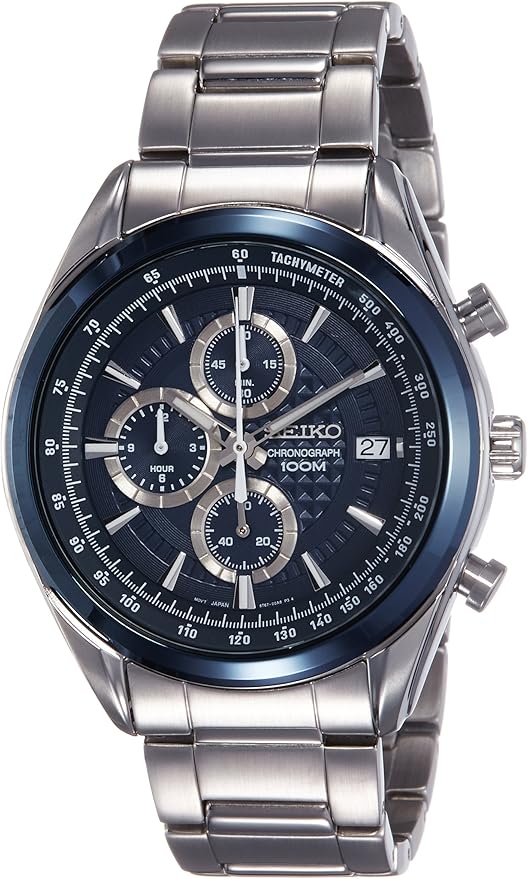Seiko Reloj de Cuarzo Man SSB177P1 45.0 mm: Amazon.es: Relojes