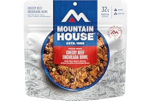 Mountain House Cheesy Beef Enchilada Bowl | Freeze Dried Backpacking & Camping Food | Gluten-Free | 2 Servings
