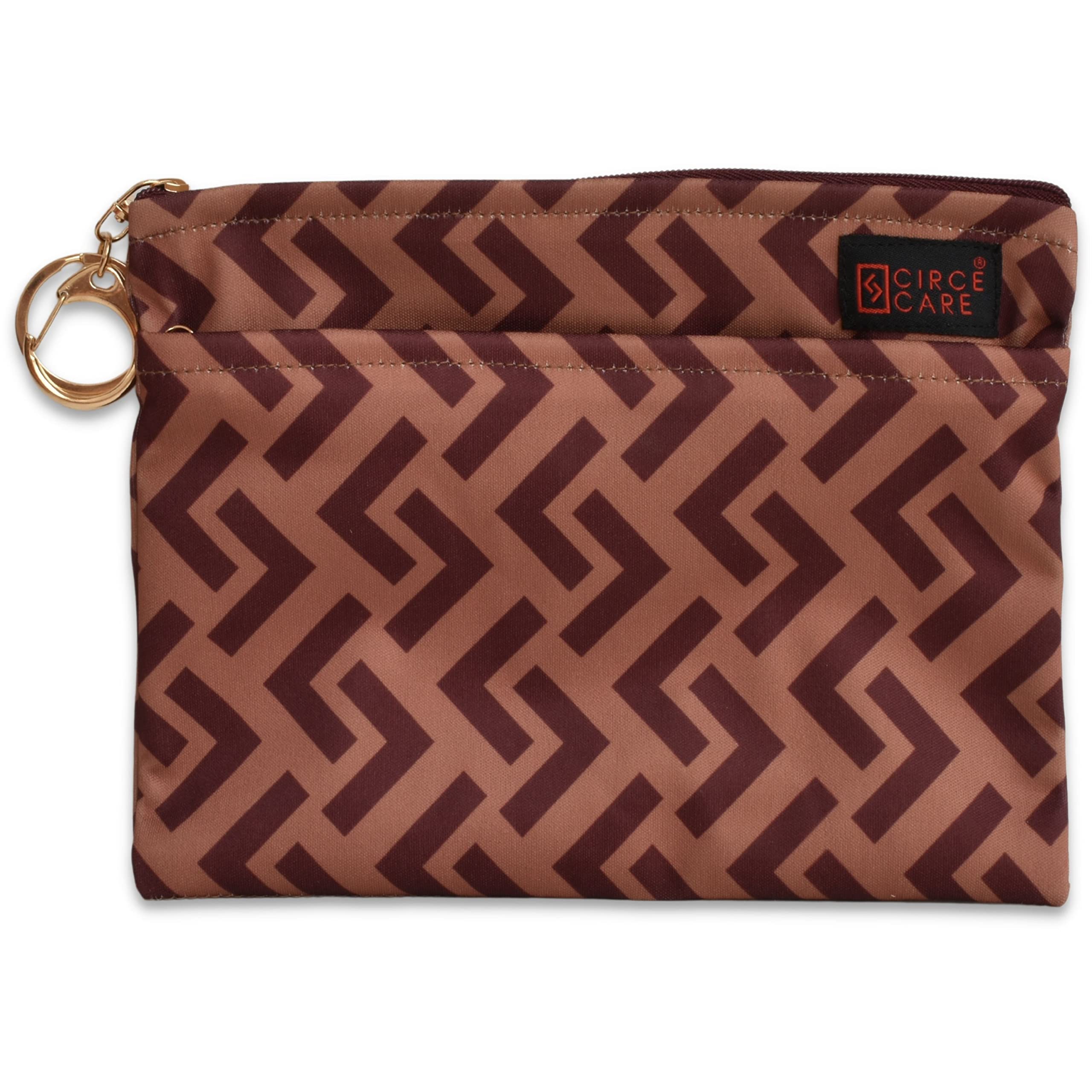 CIRCE CARE Waterproof Bag: Reusable Washable Hygiene Wet Bag for Travel, Camping and Hiking; Sanitary Toilet Bag for Pee Funnel, Menstrual Cup; Keep Your Items Without Mixing with Other Stuff in Bag.