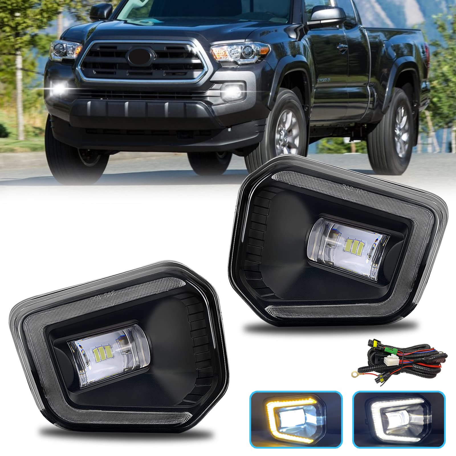 Shocklight LED Fog Lights Assemblies for 2016 2017