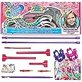 Rainbow Loom® Hair Loom Studio Kit, Features 2 Finger Loom, 40 Beads, 600 Rubber Colorful Rubber Bands and Many More, Great Gift for Girls 7+
