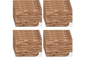 Flutesan 12 Pcs Miniature Dollhouse Wallpaper and Flooring Peel and Stick Mini DIY Self Adhesive Dollhouse Accessories 8.27 x 11.69 Inch (Classic Style)