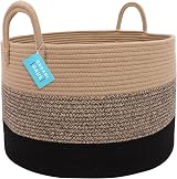 OrganiHaus Extra Large Rope Toy Basket 67L 50x30cm Natural Cotton Rope view 4