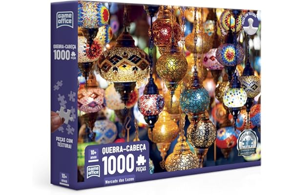 Toyster - Mercado das Luzes Quebra-Cabeça 1000 Peças -Game Office