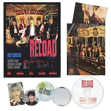 Nct Dream Nct Dream Reload Ridin Ver Cd Booklet Folding Poster Photocard Circle Card Free Gift K Pop Sealed Amazon Com Music